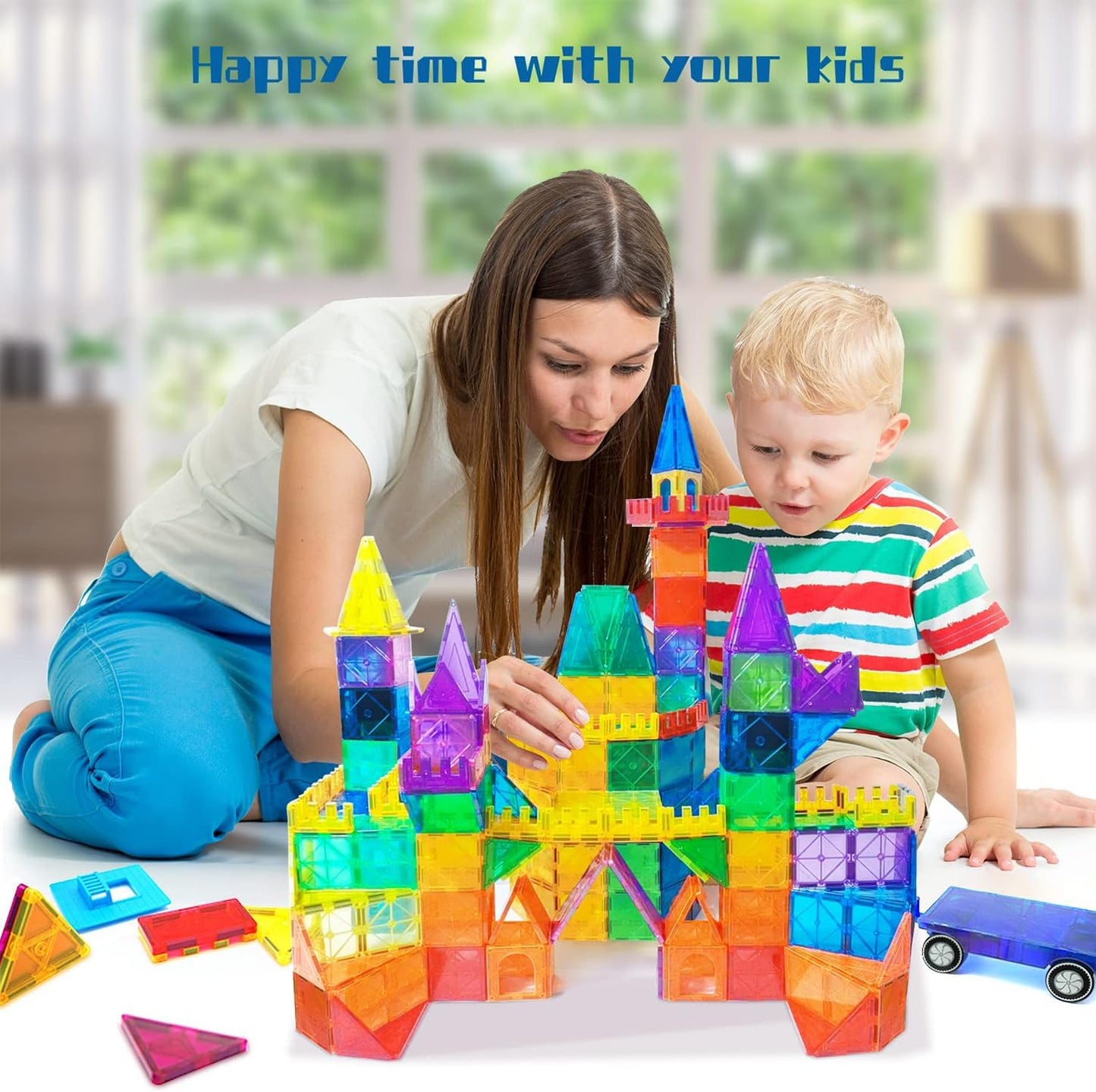 102PCS Magnetic Tiles — Inspire, Build, and Play